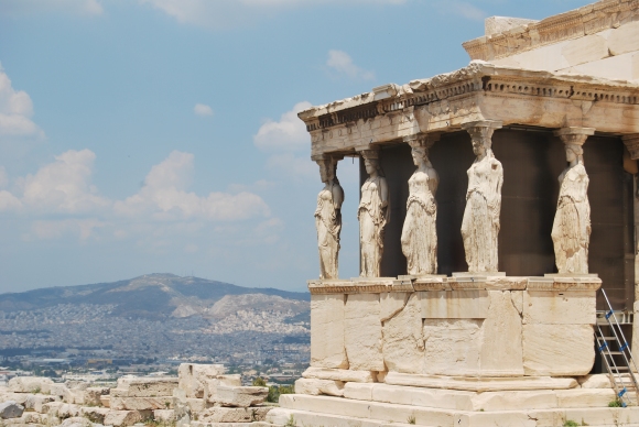 Las Cariátides del Partenón